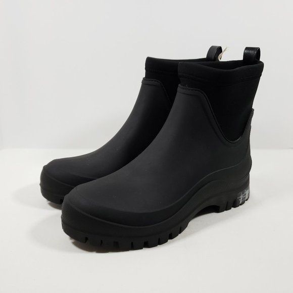 Sam Edelman Shoes - Sam Edelman Louisa Mixed Media Waterproof Rain Boot - Black 9M